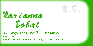 marianna dobal business card